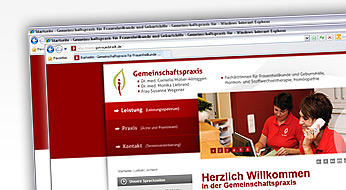 Homepage, Internetauftritt, Internetseite, Webseite, Onlinepräsenz, Web-Angebot, Website, Praxis, Arztpraxis - www.gyn-suedstadt.de