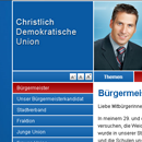 Internetauftritt www.cdubueren.de