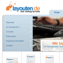 Internetauftritt www.layouten.de