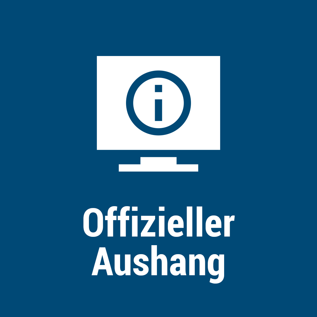 Offizieller Aushang