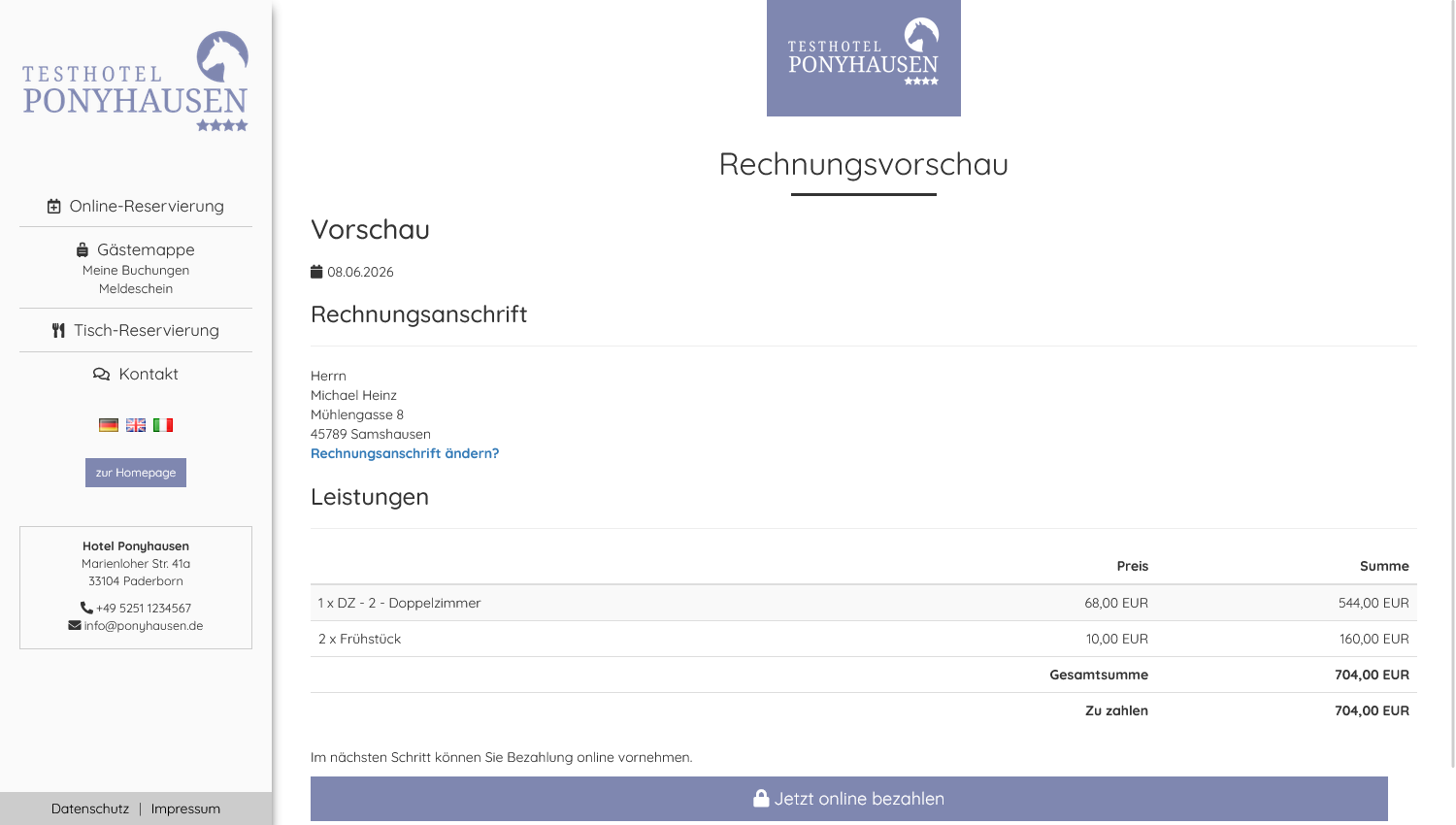 Zahlungsabwicklung