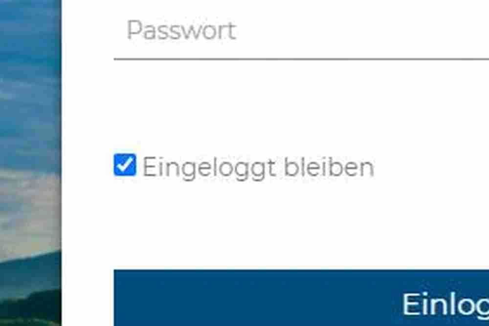 Eingeloggt bleiben