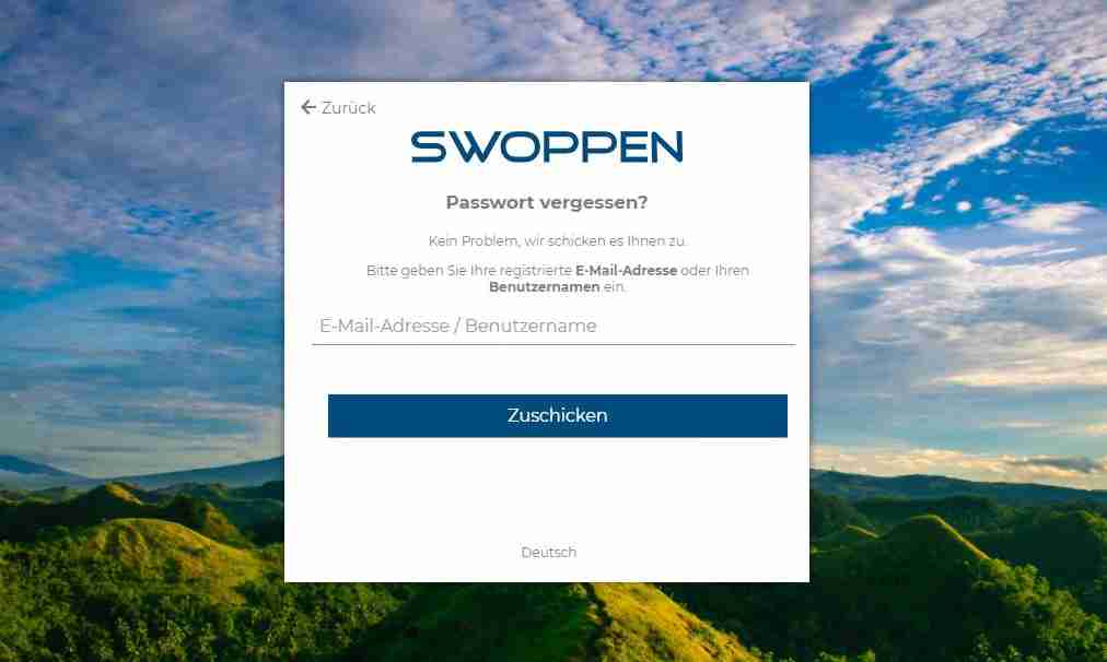 Passwort vergessen